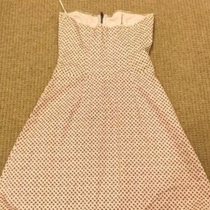 Vintage Betsey Johnson Floral white Pink rose bustier top dress sz 8 Corset 90s